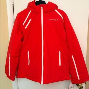 Spyder Hot Pink Insulated Hooded Jacket